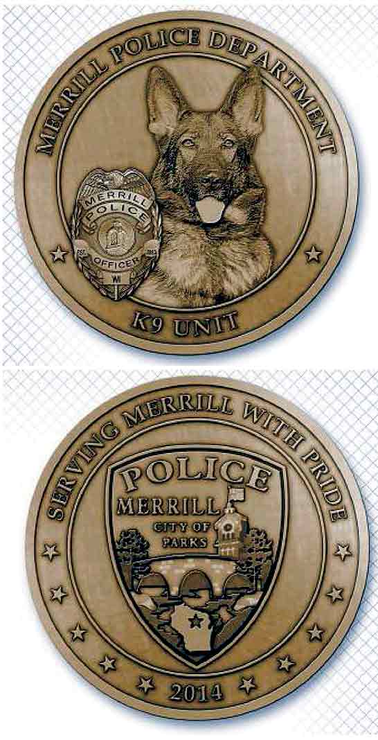 MPD 2014 K9 challenge coins are now available